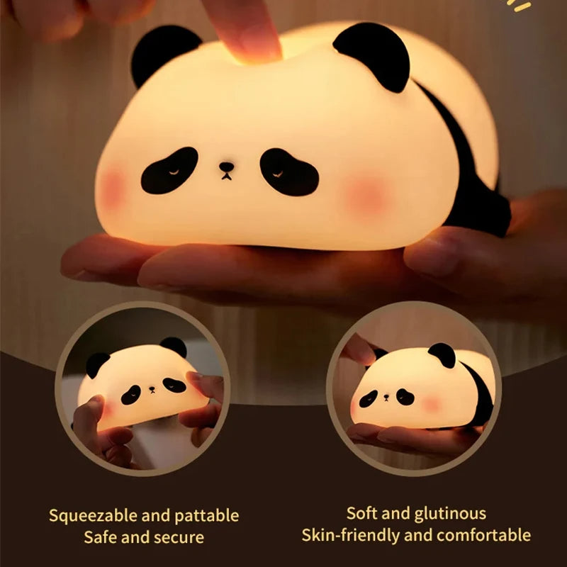 Cute Silicone Panda lamp