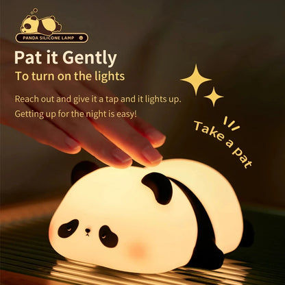 Cute Silicone Panda lamp