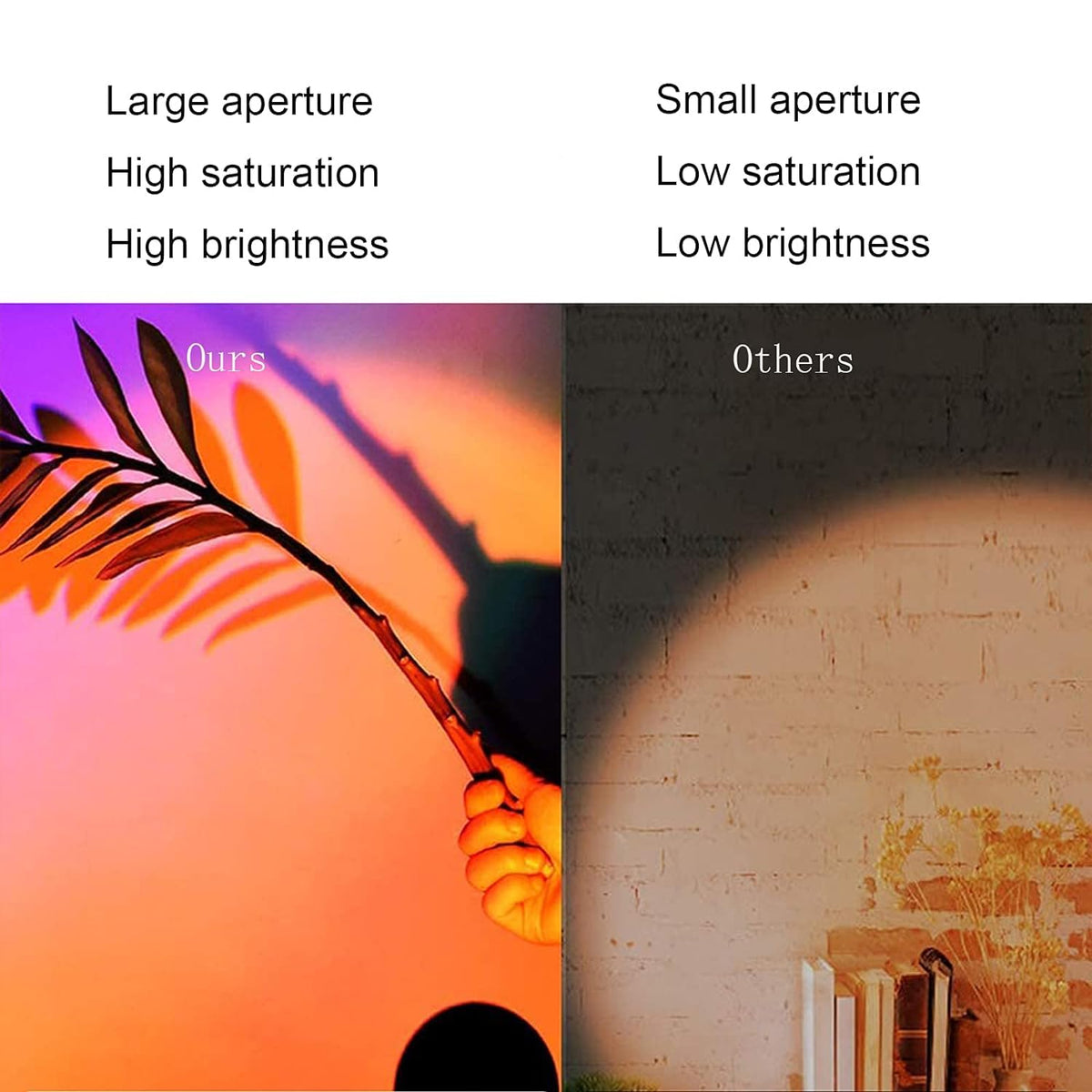 16 Colors Changing Sunset Lamp.