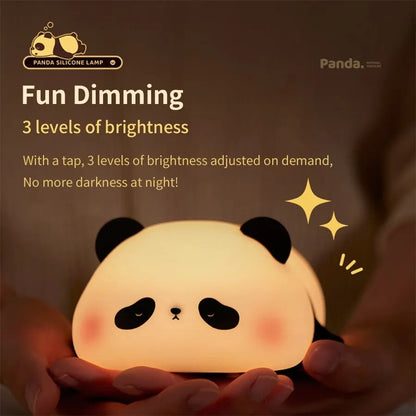 Cute Silicone Panda lamp